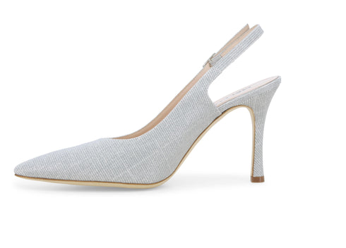 Melluso female Décolleté Tessuto D188-246084 Argento